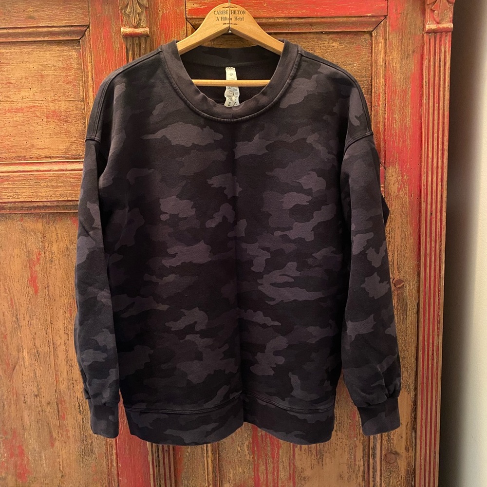 Lululemon Camo Crewneck Sweatshirt